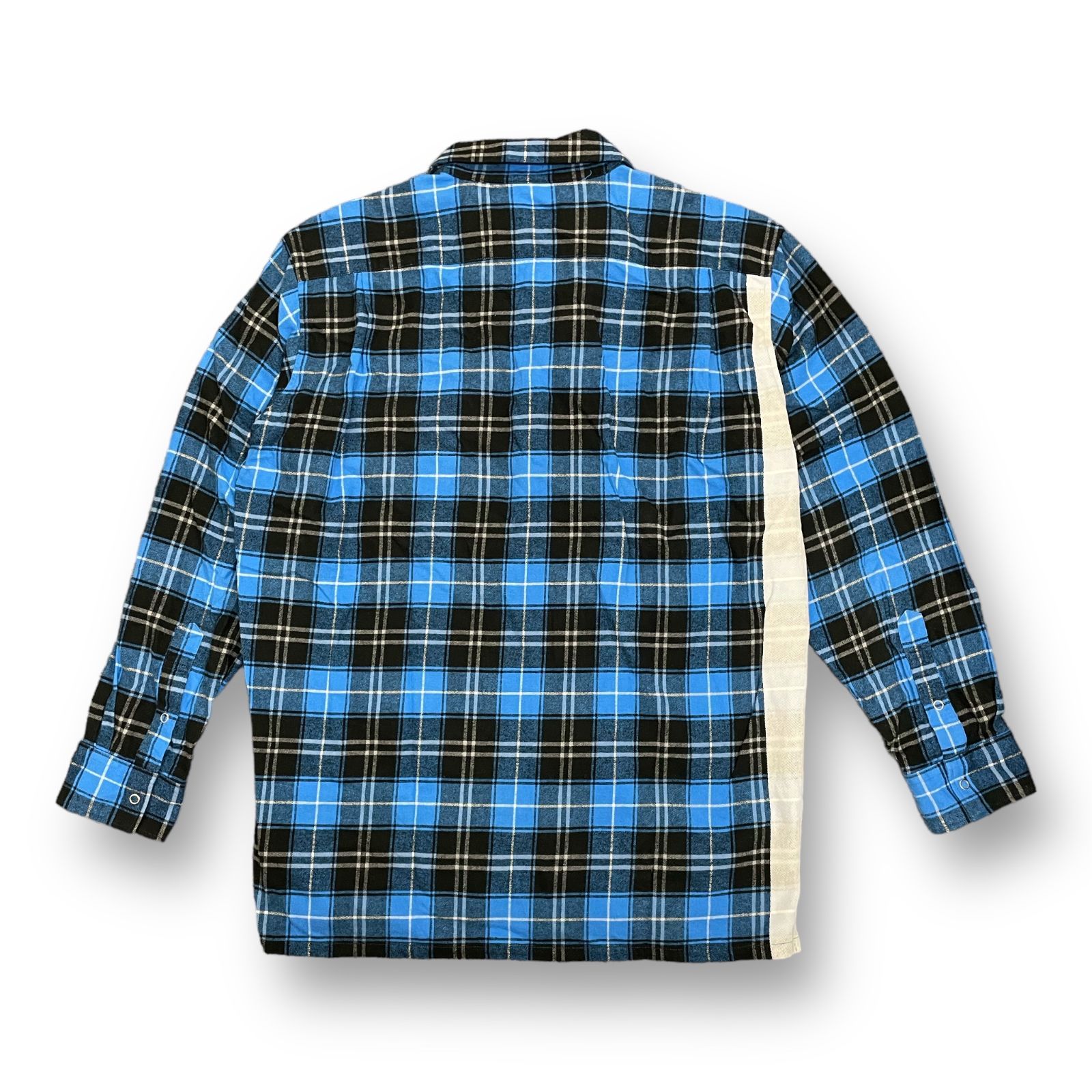 SEQUEL 22AW CHECK SHIRT ラインチェックシャツ Lfragmentdesign - シャツ