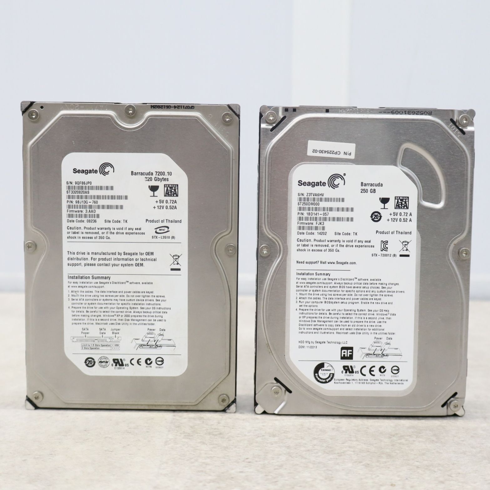 Seagate 3.5インチHDD 250GB 20台セット① Seagate 3.5インチHDD 250GB 20台セット