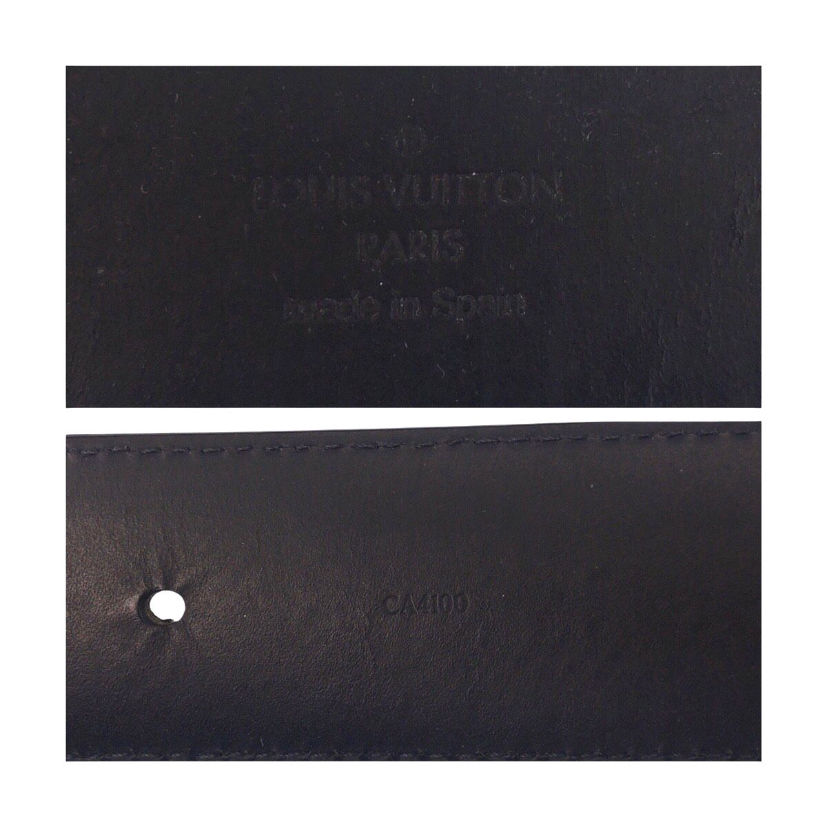 ルイヴィトン ダミエ グラフィット サンチュール LVイニシアル 110cm  