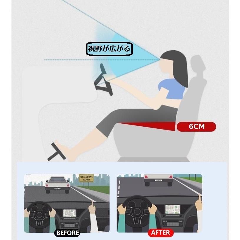 トヨタ Toyota車用 座布団 シートクッション 座席シート 低反発クッション ナッパー 高品質レザー 滑り止め 視野が広がる 6CM 3色選択  カムリ ウインダム ソアラ プリウス アルファード ヴェルファイアクラウン マークHIACE 全シリーズ 汎用 - メルカリ