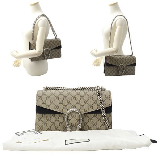 GUCCI デュオニュソス スプリーム×スエード ２WAY ハンドバッグ GUCCI デュオニュソス スプリーム×スエード 2WAY ハンドバッグ