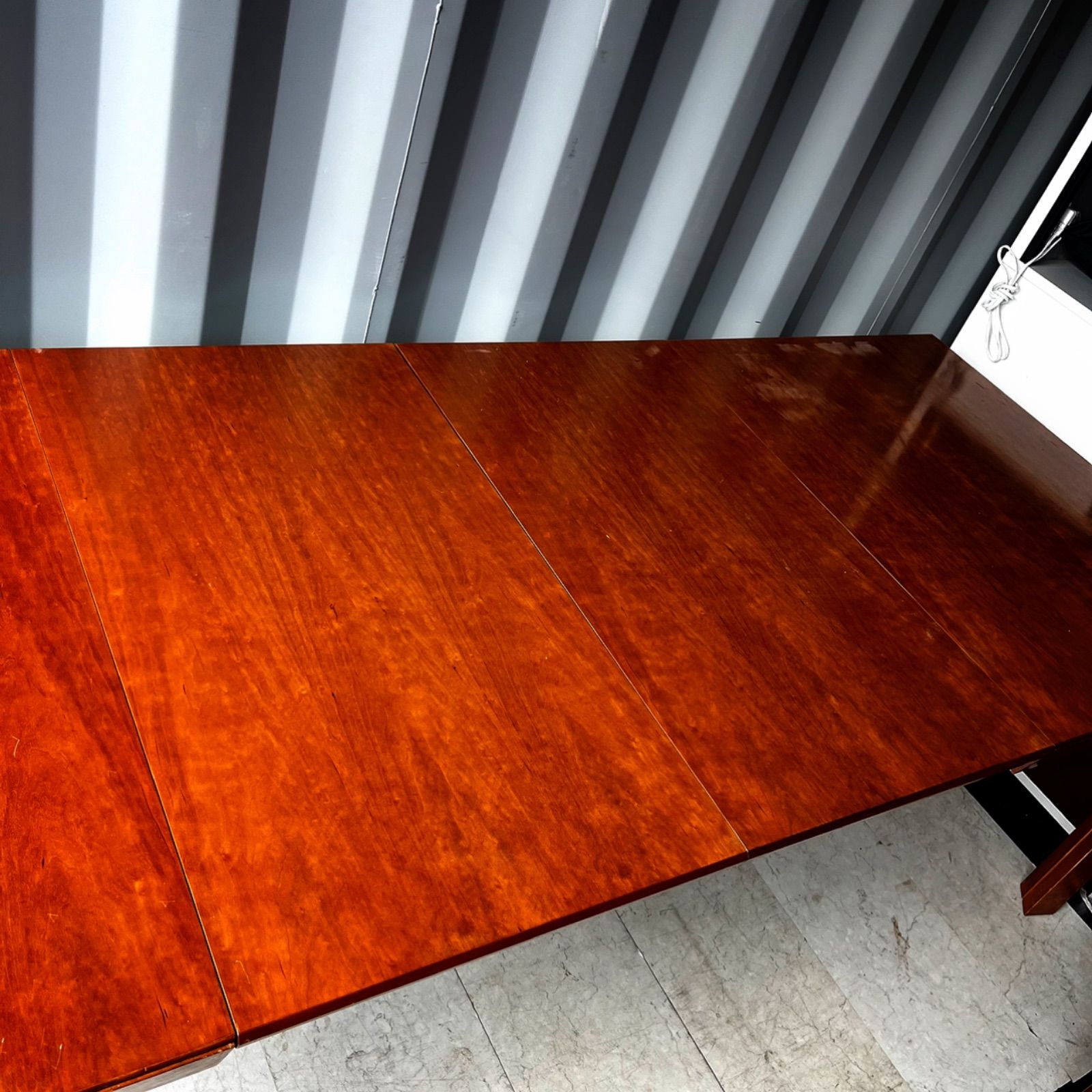 取付無料！北欧デンマーク スコビー 天然木アンティーク伸長ダイニング