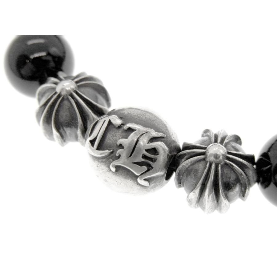 クロムハーツ ビーズ ブレスレット 8㎜ ブラックトルマリン Amazon.co