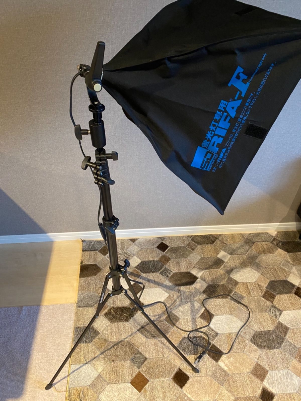 RIFA-F 40×40 Manfrotto ライトスタンド 001JB - メルカリ 