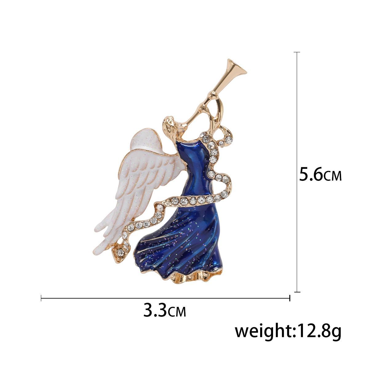 ヨハネの黙示録～第七の天使がラッパを吹くブローチ TypeC