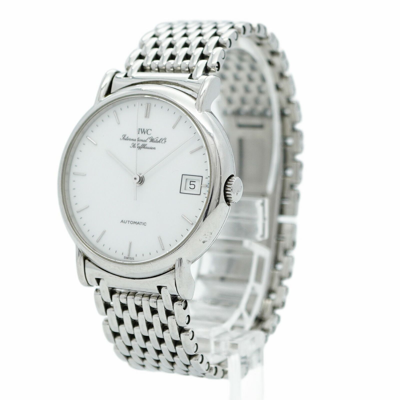 IWC アイダブリューシー シャフハウゼン ポートフィノ IW351405 白文字盤腕時計 メンズ