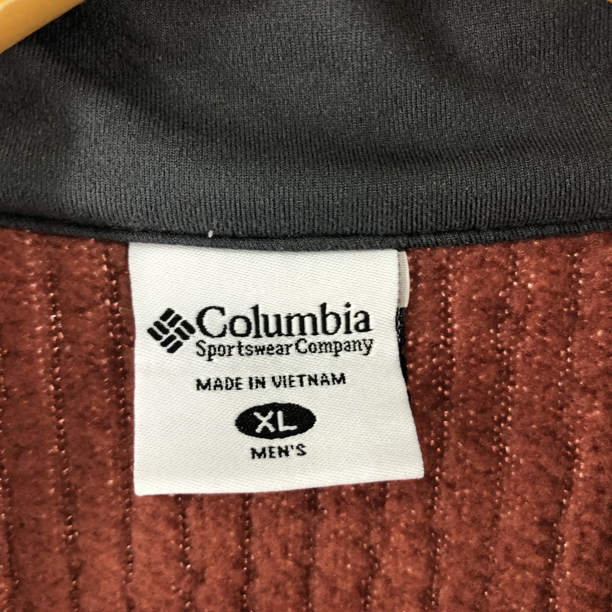 古着 コロンビア Columbia リブ編み ハーフジップセーター メンズXL