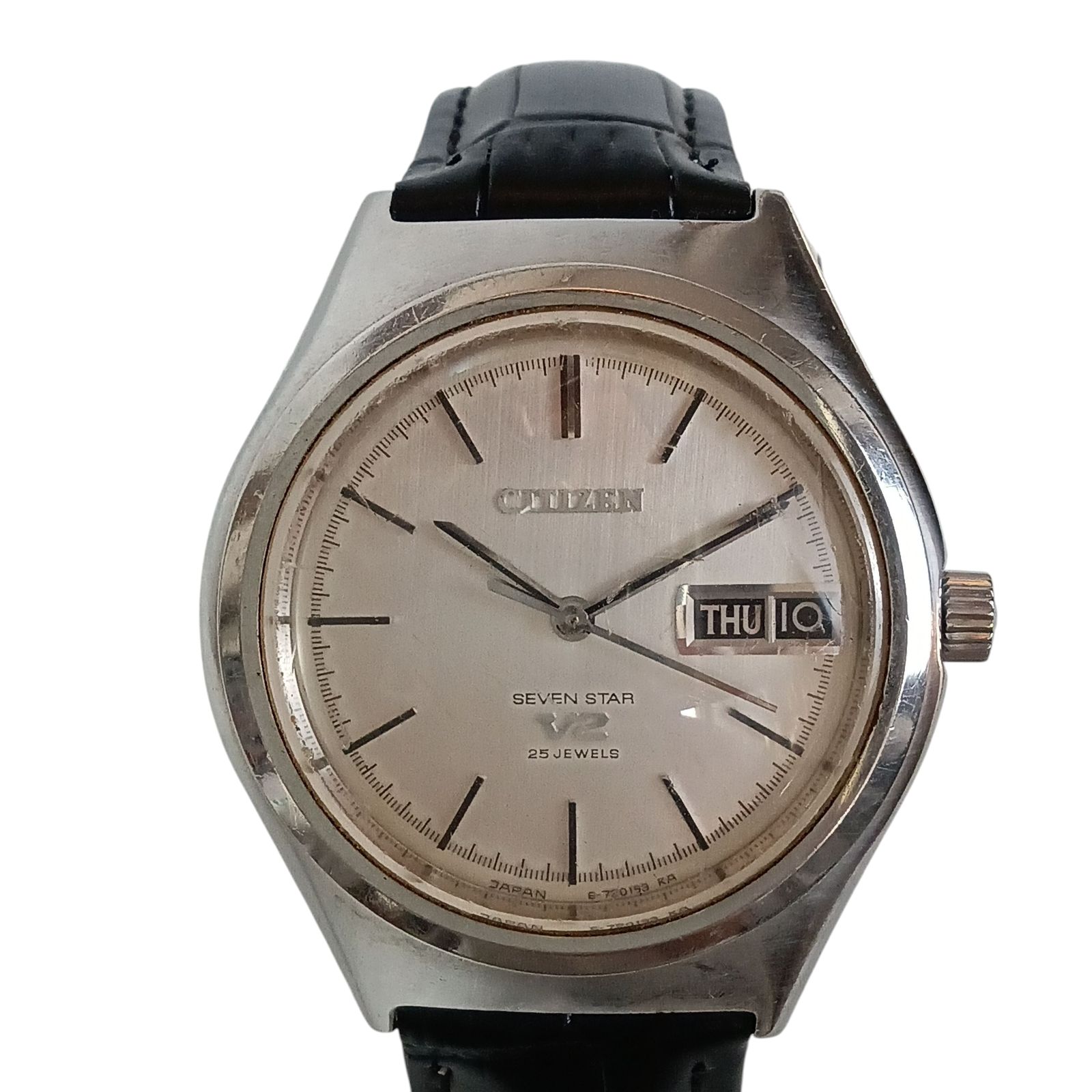 稼働】CITIZEN SEVEN STAR 21石 自動巻き デイデイト 時計 稼働 良品