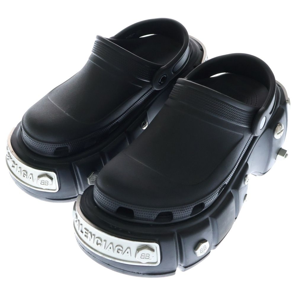 完売間近 BALENCIAGA クロックス ミュール 国内発】 BALENCIAGA x Crocs Jibbitz ミュール クロッグ