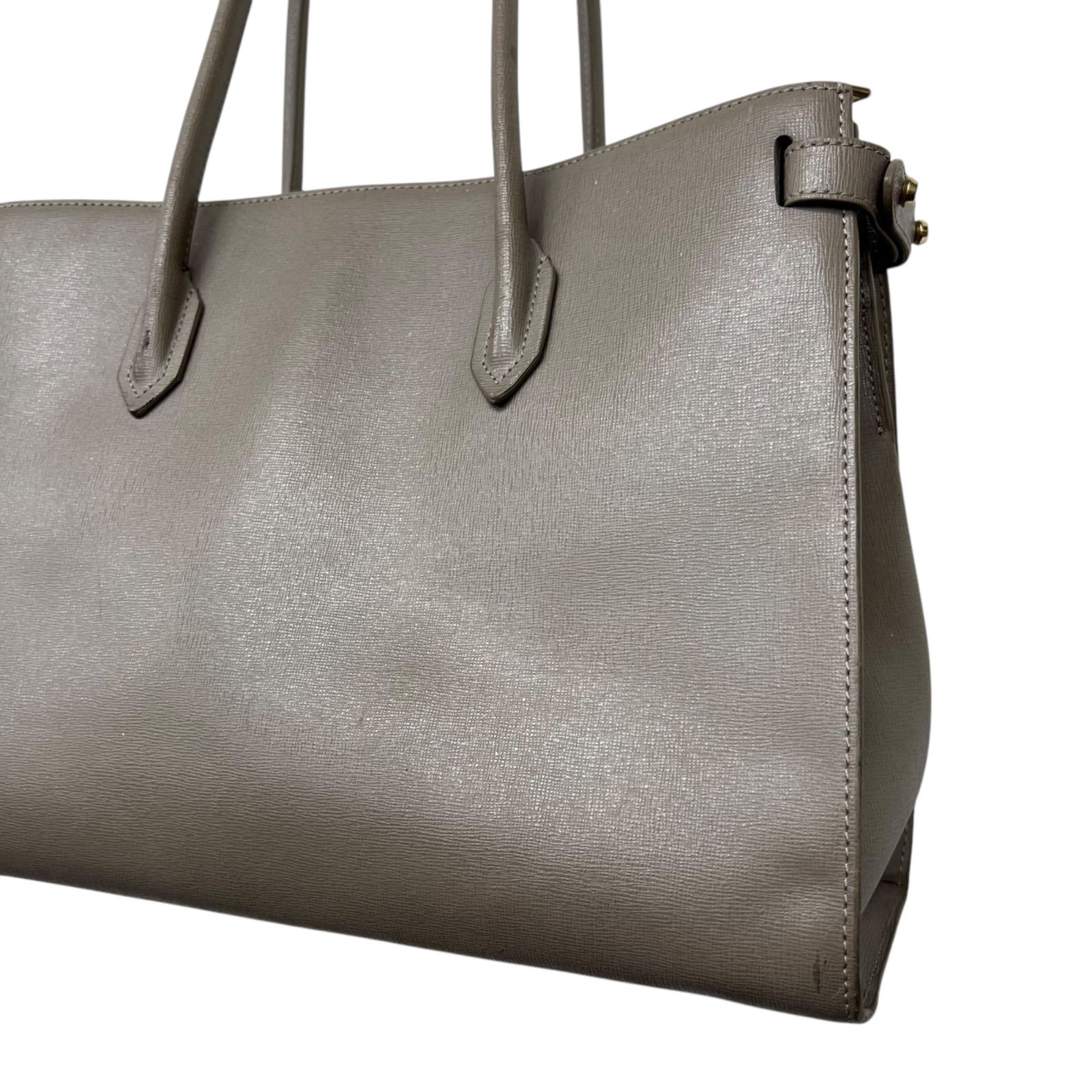 Furla Pin M Tote Bag フルラ トートバッグ ベージュ A4収納 - メルカリ