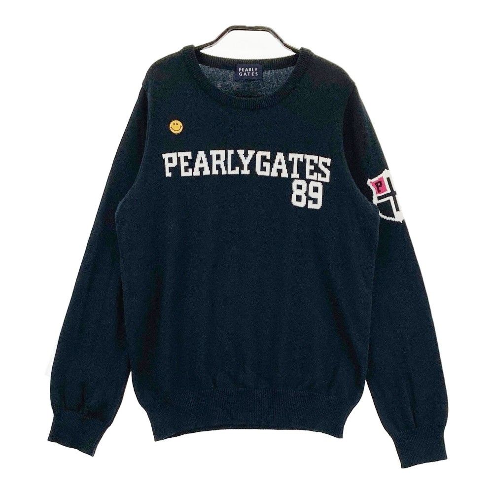 パーリーゲイツ　ニット　セーター　にこちゃん サイズ：2 PEARLY GATES パーリーゲイツ ニットセーター ニコ