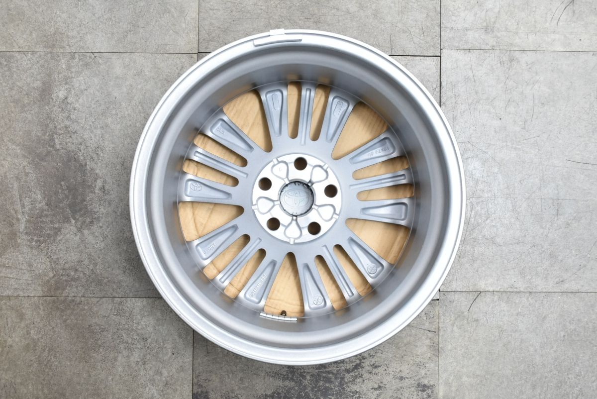 新車外し品 トヨタ 40 アルファード Z 純正 18in 7J 40 PCD120 4本セット ヴェルファイア ノーマル戻し スタッドレス用に FFCRYSTALESIA_COM