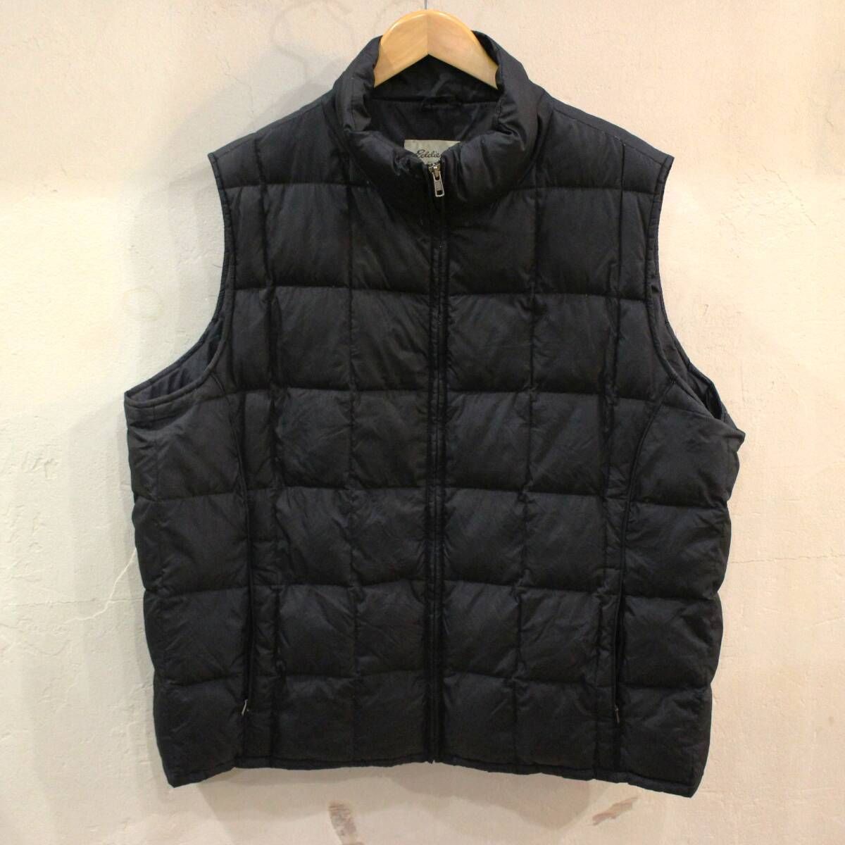 美品 エディーバウアー　Eddie Bauer グースダウン　キルティングベスト W2 90S EDDIE BAUER / エディーバウアー グースダウンベスト