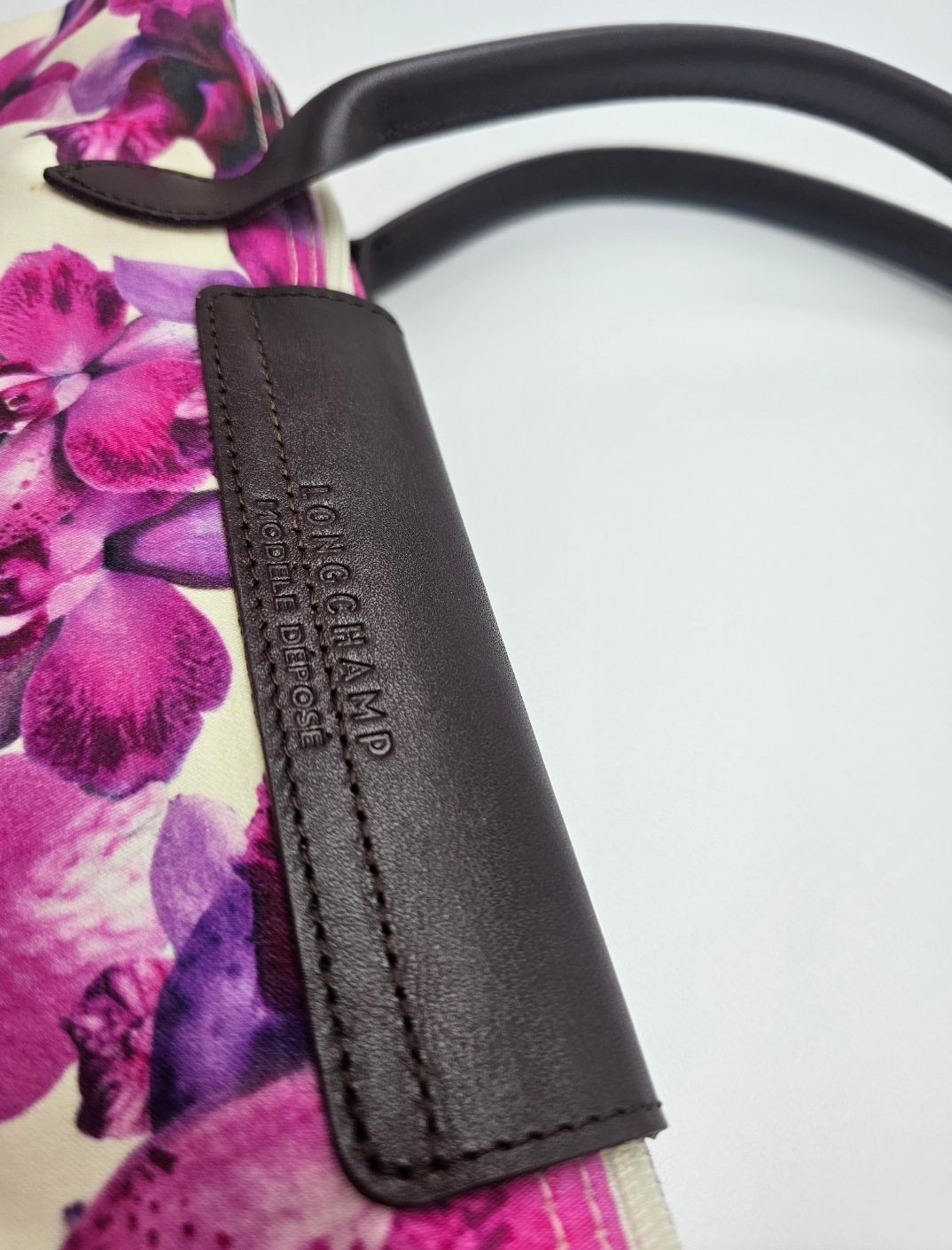 ロンシャン LONGCHAMP PRAISトートバッグ 4985 キャンバス花柄 ロンシャン LONGCHAMP PRAISトートバッグ 4985 キャンバス花柄