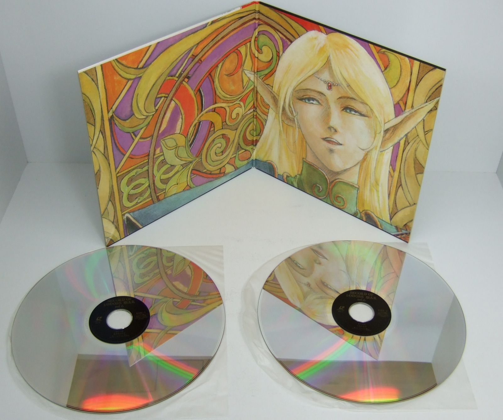 LD アニメ ロードス島戦記 Vol.1～Vol.6 コンセプトブック付き