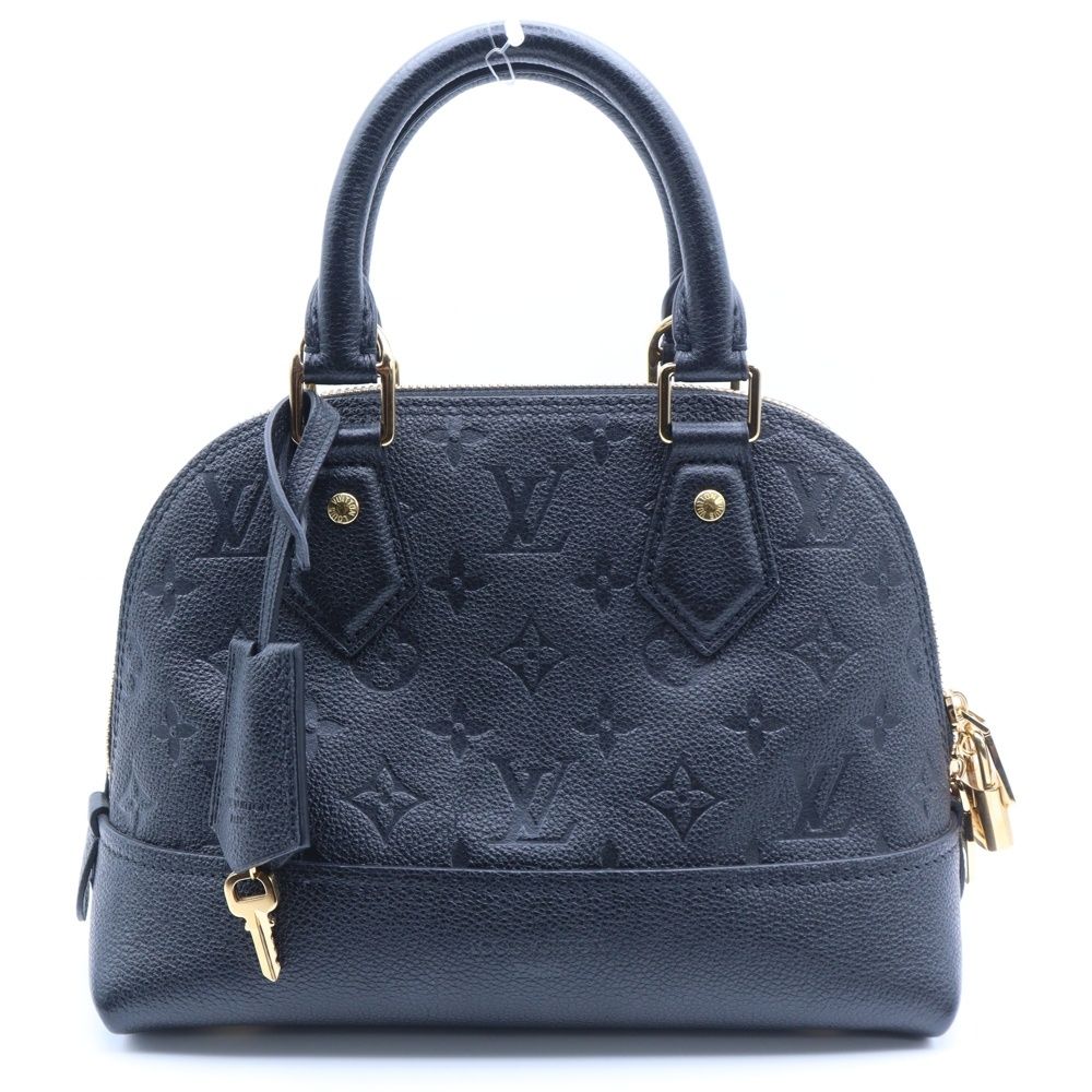 LOUIS VUITTON ルイヴィトン モノグラム アンプラント アルマBB ブラック レザー 2wayバッグ ハンドバッグ RFID M44829
