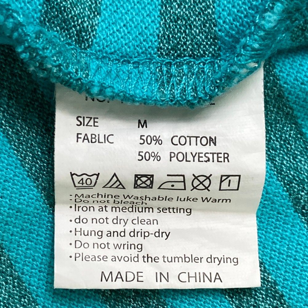 新品　MARK&LONA マークアンドロナ　ゴルフウェア　ポロシャツ　ボーダー サイズ：M MARK&LONA マークアンドロナ 半袖ポロシャツ ボーダー柄