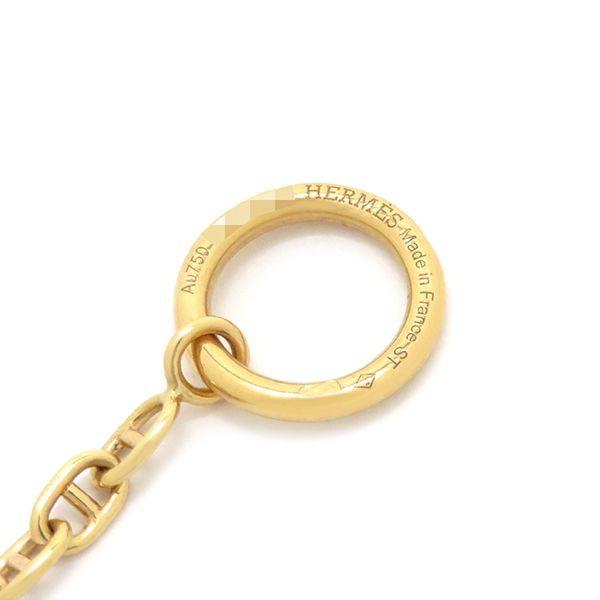 エルメス HERMES ネックレス シェーヌダンクル ファランドール K18YG