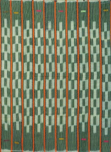 アフリカ コートジボワール バウレ族 藍染 古布 手織り布 No.3 衣装 腰巻布 アフリカ布 アフリカン ファブリック テキスタイル アフリカ雑貨 エスニック