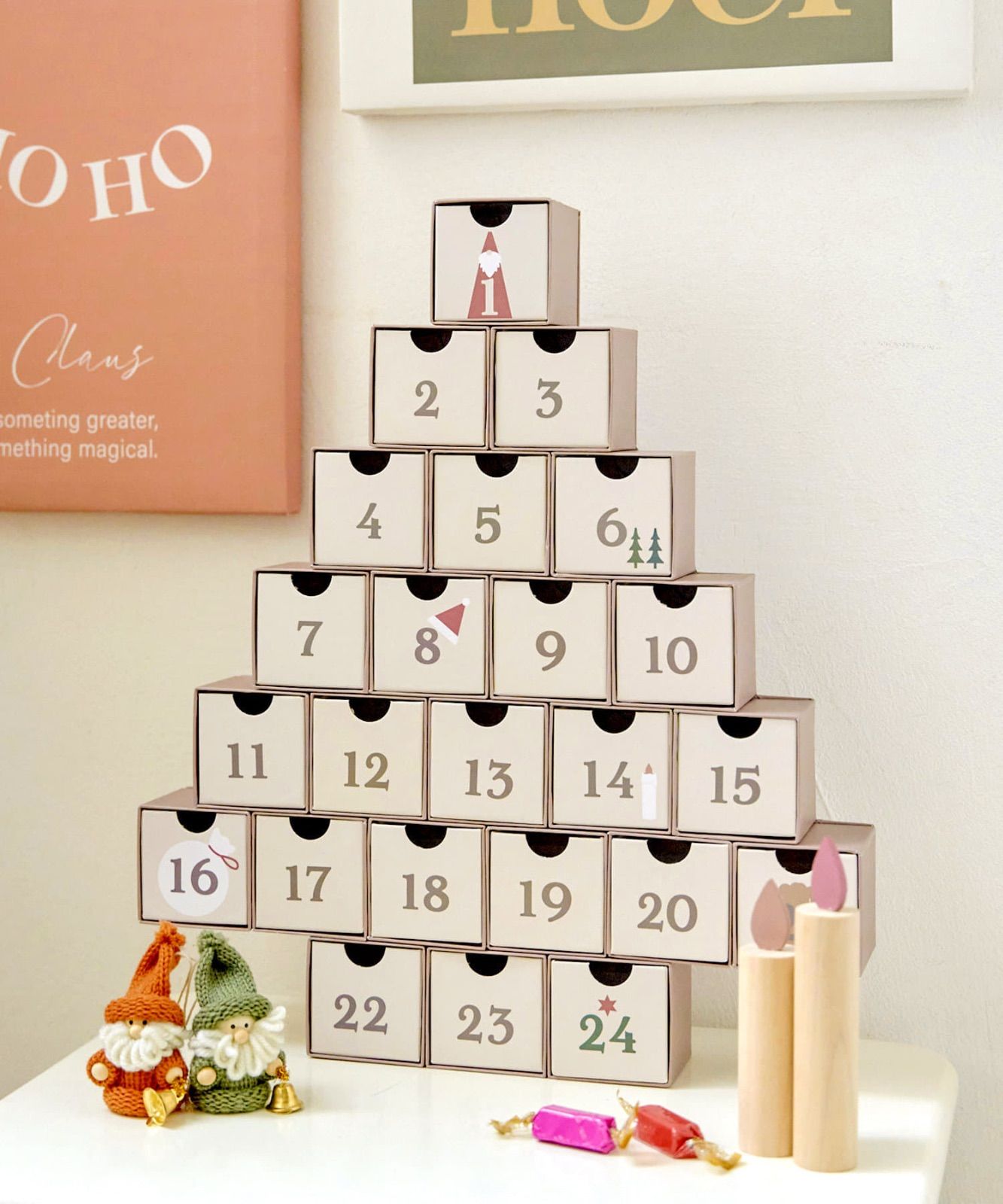 新品❗️スリーコインズ 3coins クリスマス アドベントカレンダー ツリー