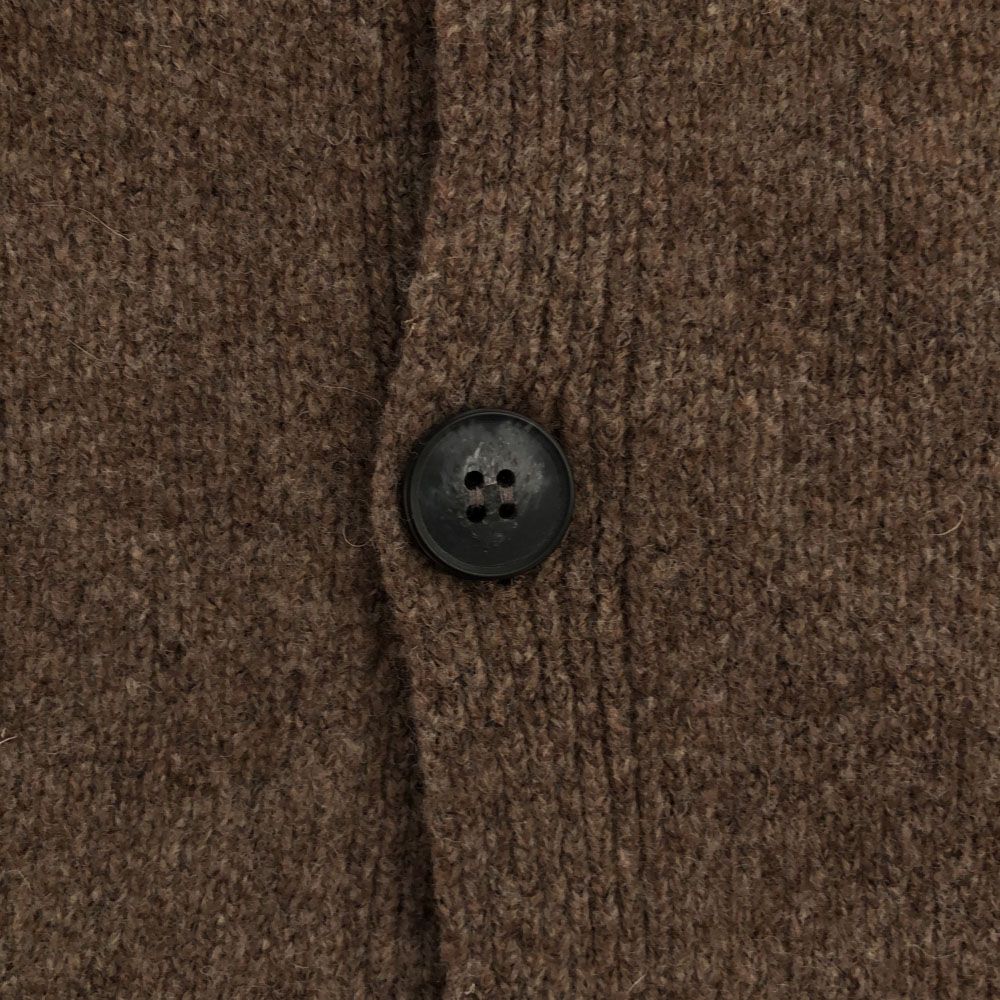 クロスリー イタリア製 ウールブレンド 長袖 ニットカーディガン M  