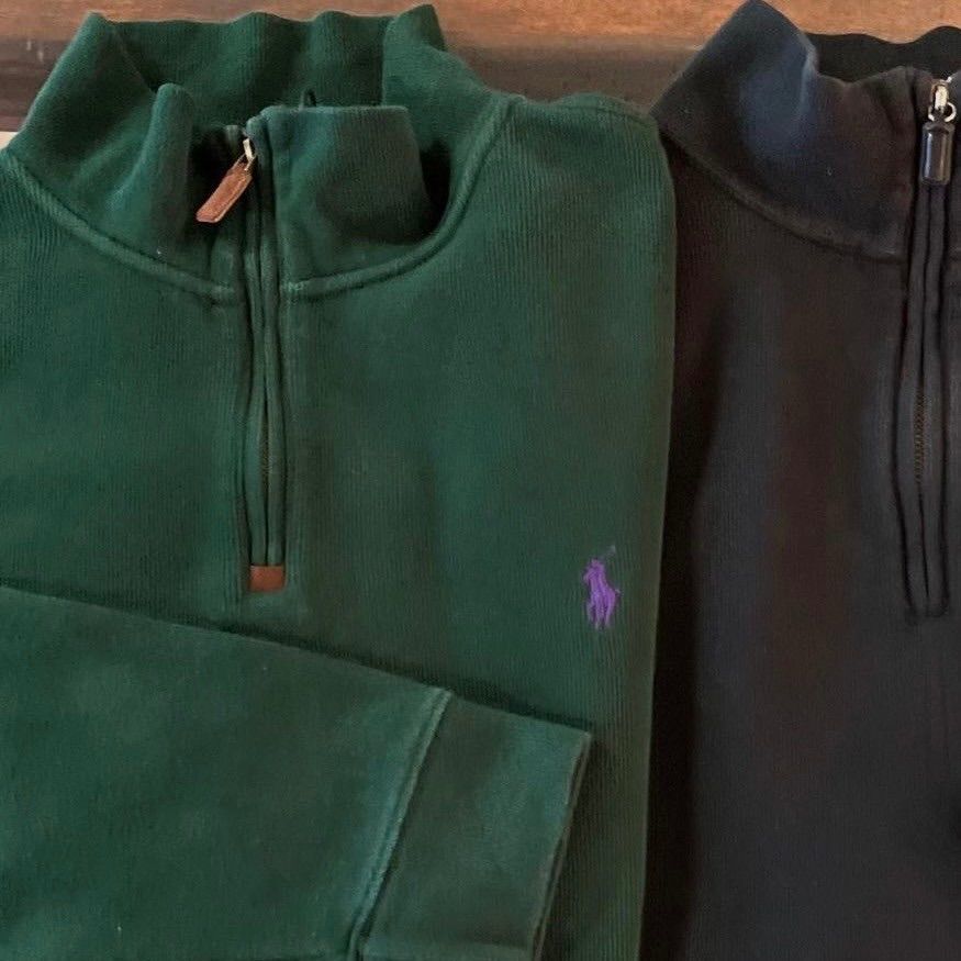 POLO RALPH LAUREN ポロラルフローレン ハーフジップ スウェット XL 古着 古着屋 埼玉 ストリート オンライン 通販 アメカジ ビンテージ 2404311
