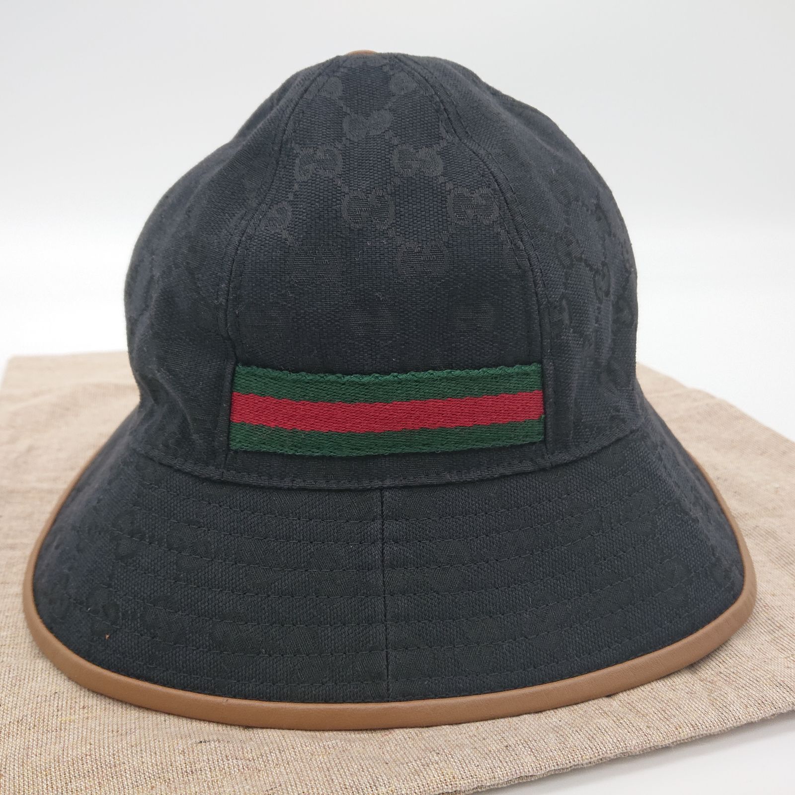 GUCCI/グッチ バケットハット エクリュ ロゴ GGキャンバス バケットハットピンク | GUCCI公式