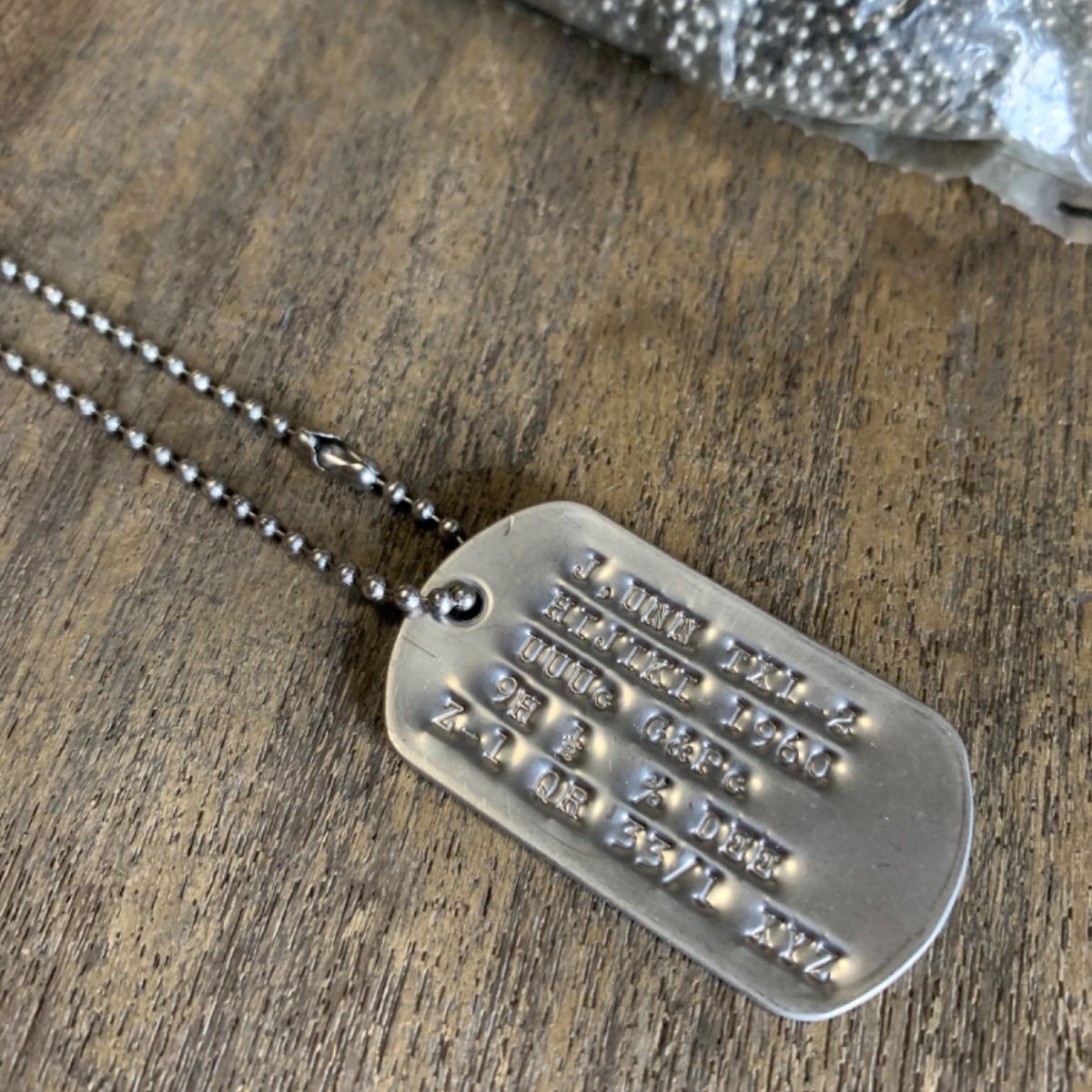 USA製 ミリタリードッグタグ 製作 MILITARY DOGTAGS IDタグ