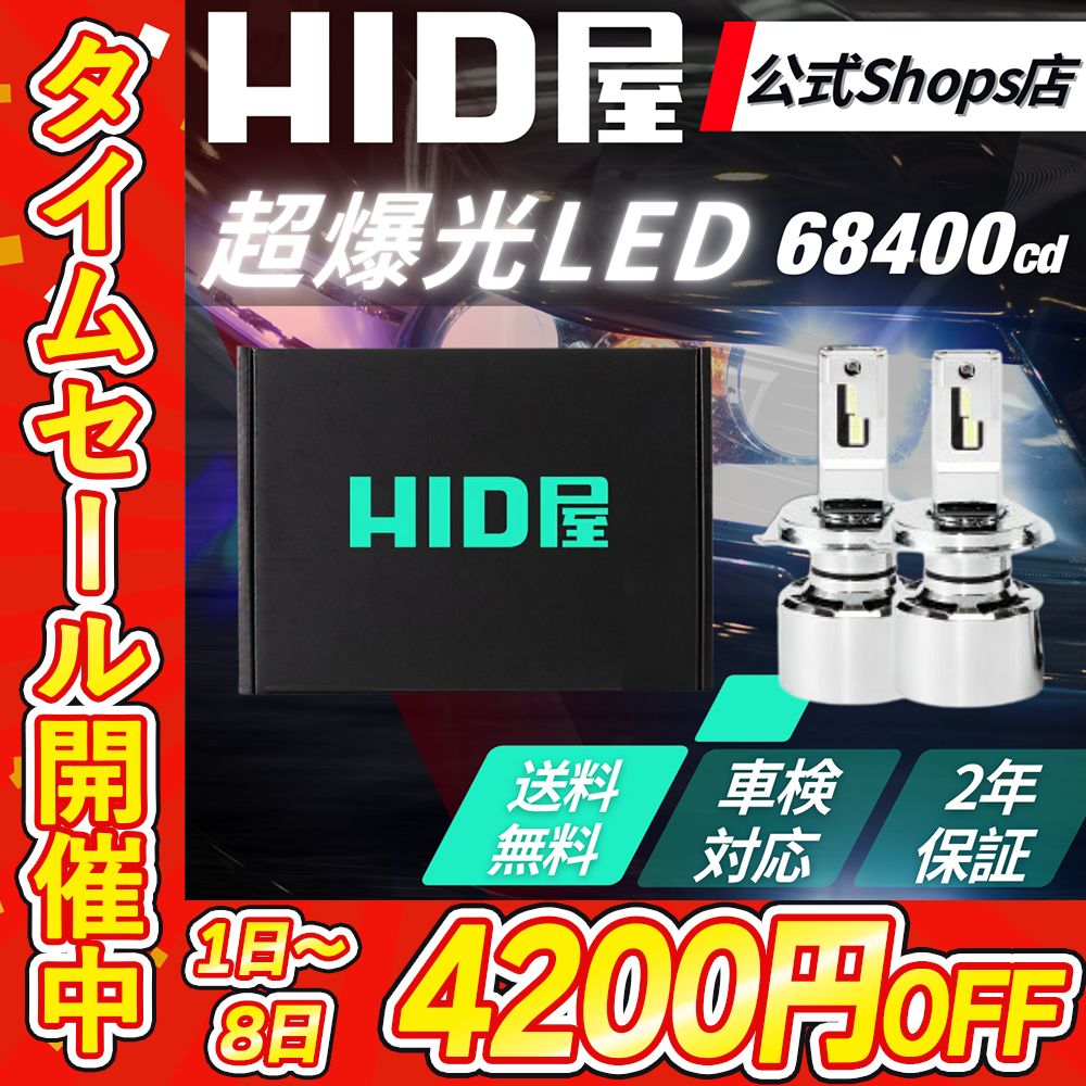 売り切れ必至！ LED Qシリーズ 6500K ホワイト フォグランプ / ヘッドライト パーツ