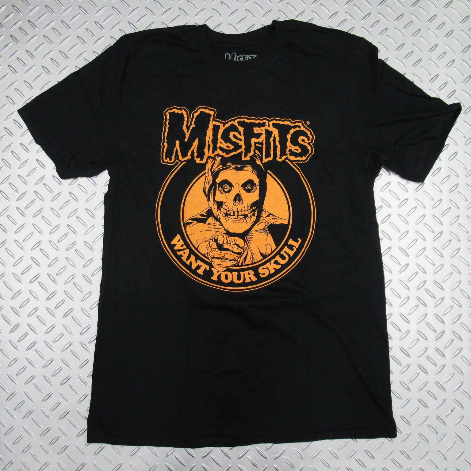 オフィシャル バンドTシャツ ミスフィッツ MISFITS Want Your Skull ブラック 黒