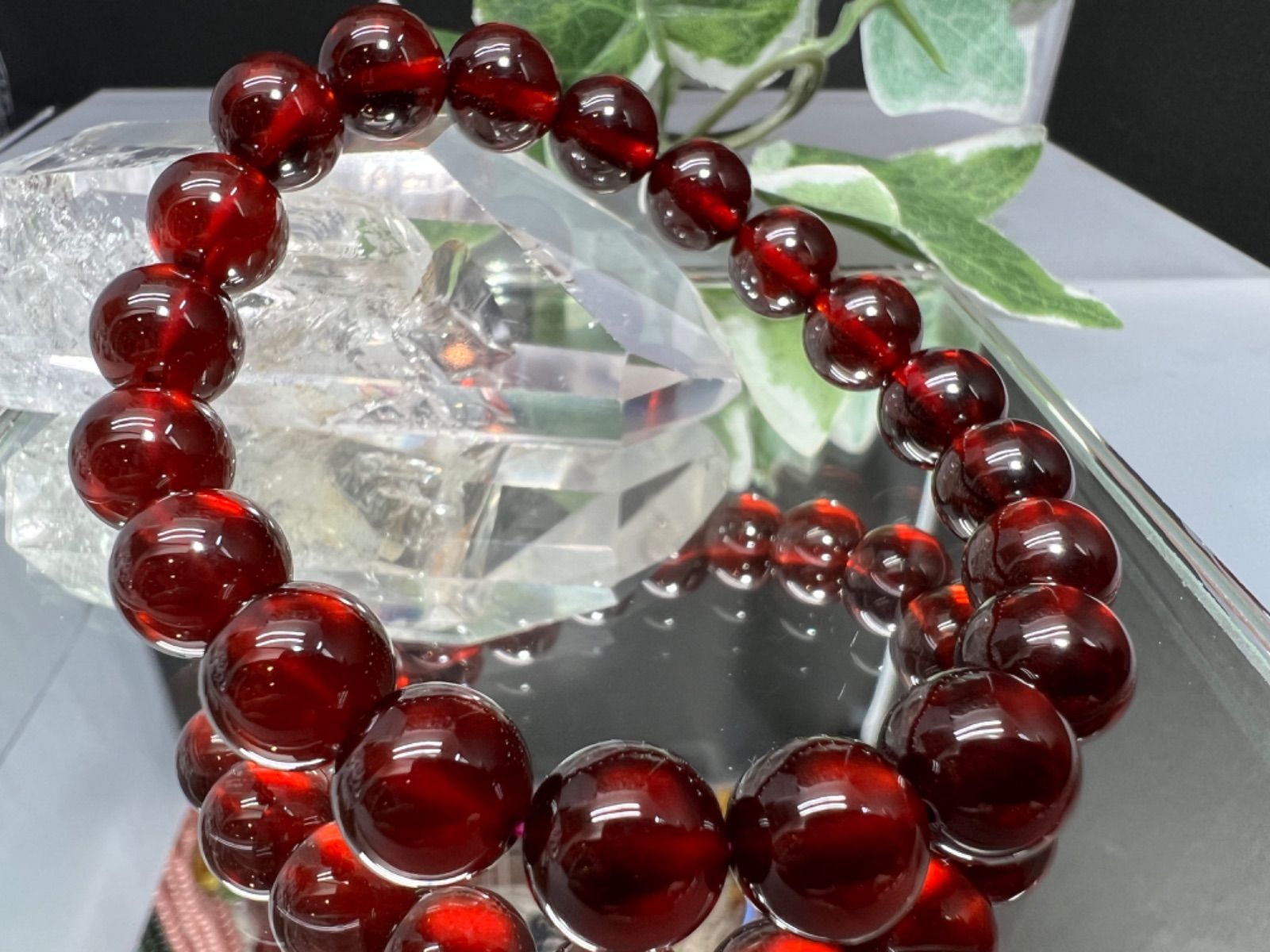 高品質ロードライトガーネット可愛いお洒落運気 仕事運恋愛運女子力UP❣