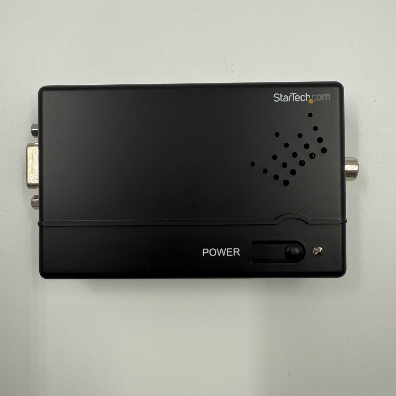 動作 済 StarTech.com VGA2VID 製品高解像度VGA - コンポジット RCA |S端子ダウンスキャンコンバーター|ビデオ映像スケーラー|変換器アダプタ パソコンからテレビへ