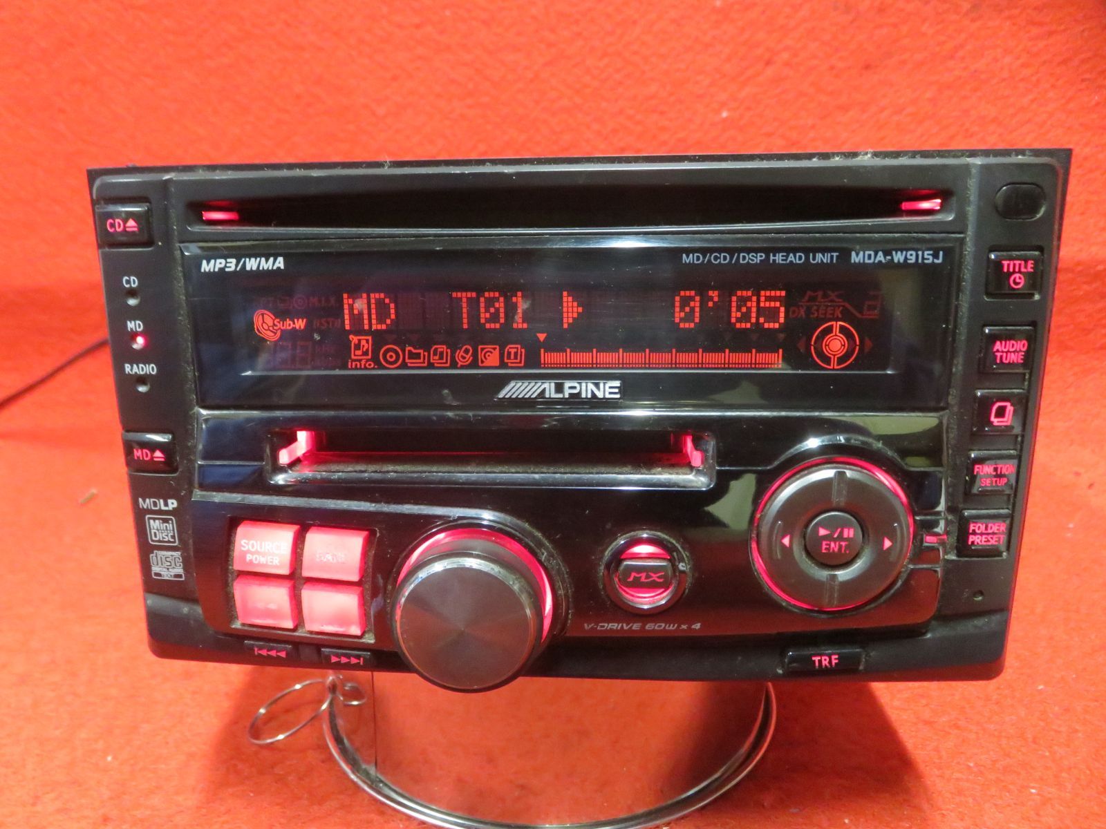 CS825＊ALPINE アルパイン MDA-W915J CD MDプレイヤー デッキ 合っ 