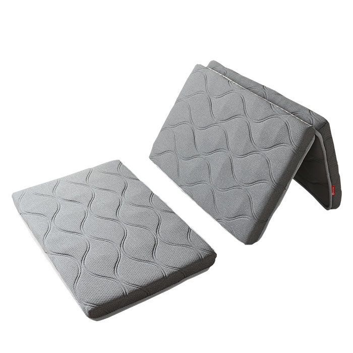 マットレスシングル 三つ折りウレタン竹炭 3Dセル 高反発 10