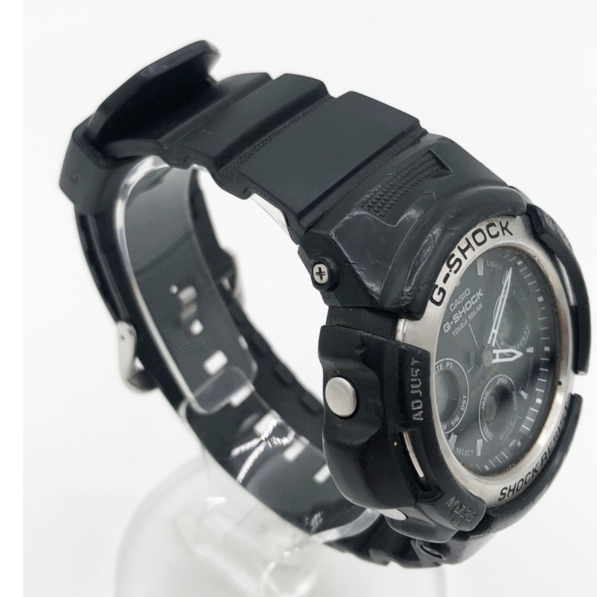 〇〇CASIO カシオ 腕時計 G-SHOCK AWG-100 ブラック なんでもリサイクルビッグバンSHOP メルカリ