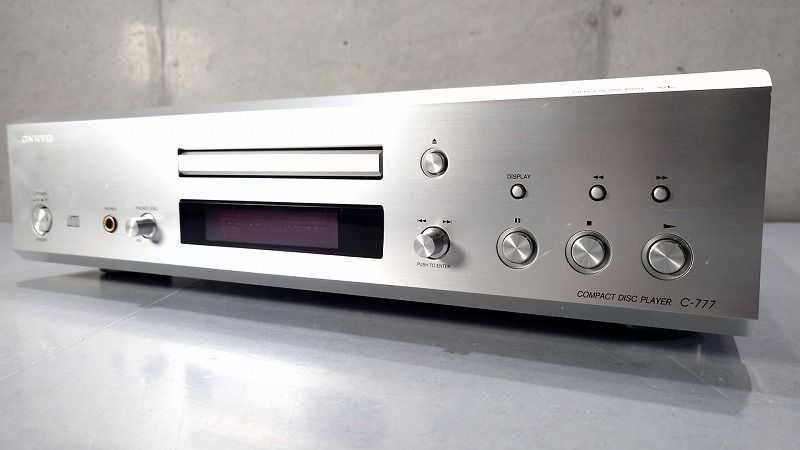 ONKYO オンキヨー C-777 CDプレーヤー 音響機器 オーディオ