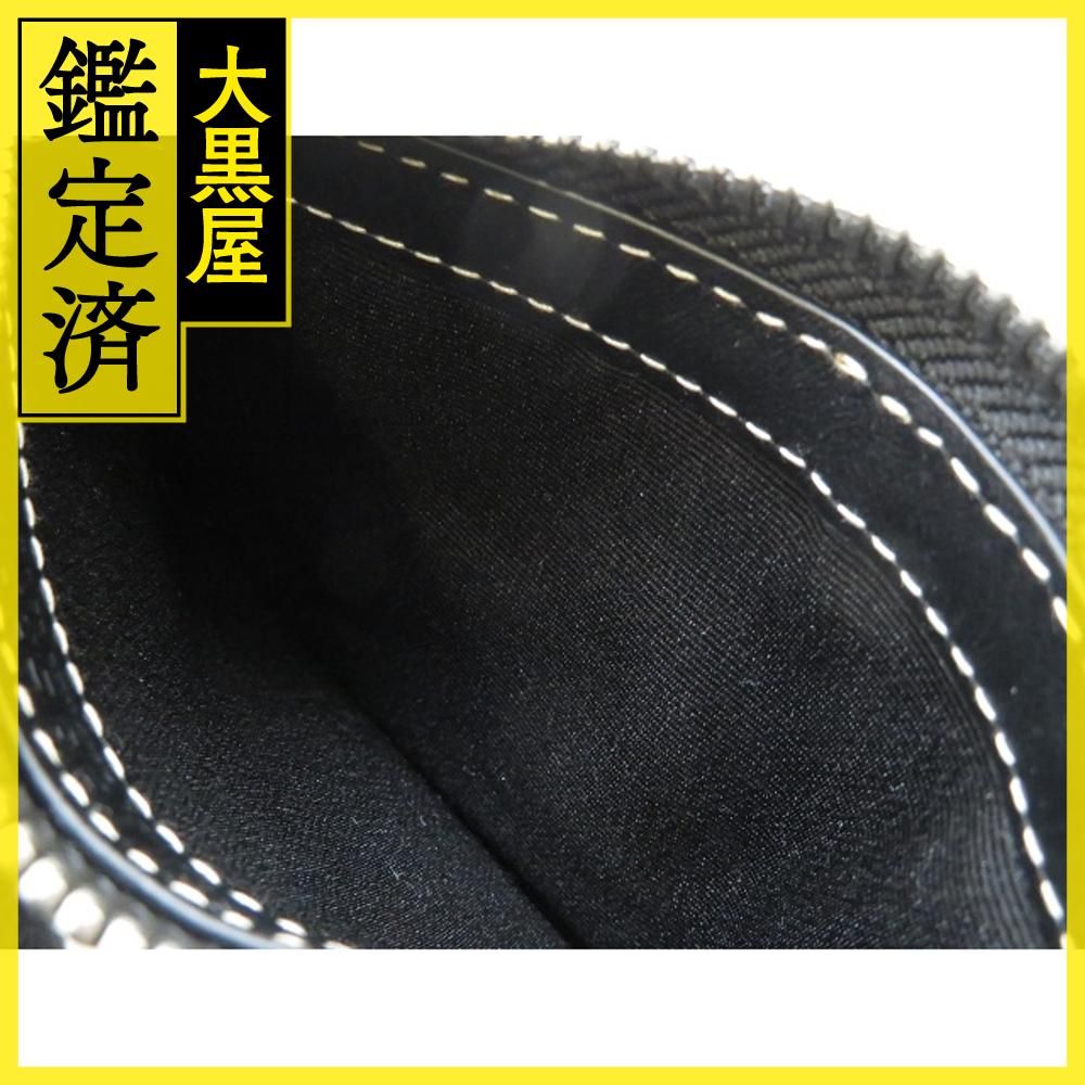 バーバリーチェック ジップカードケース ホワイト×ブラック PVC【430 ...