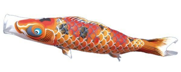 種類2：3m 徳永 鯉のぼり 庭園用 ガーデンセット （杭打込式