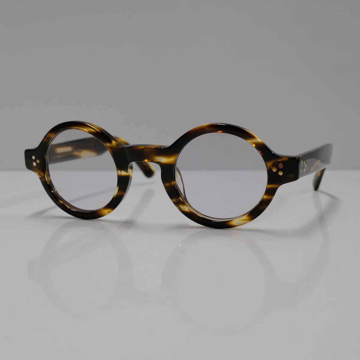 Lesca LUNETIER レスカ ルネティエ 眼鏡 BURT USED美品 ラウンド Lesca LUNETIER レスカ ルネティエ 眼鏡 BURT USED美品 ラウンド