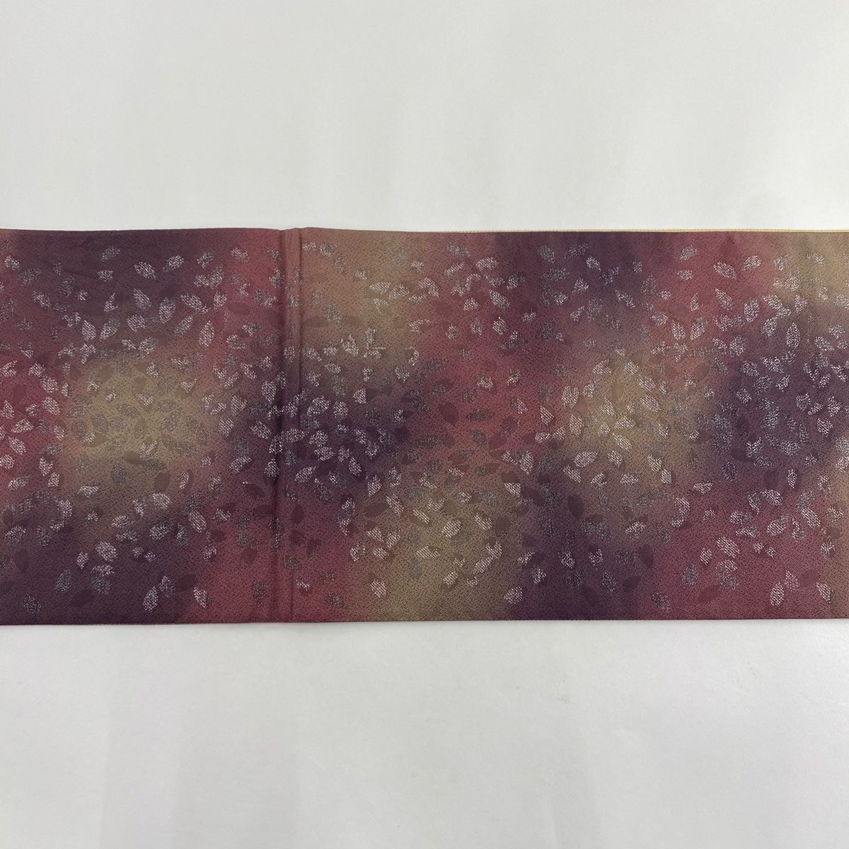 袋帯 美品 秀品 桜の花びら 箔 紫 全通 正絹 【中古】 - メルカリ
