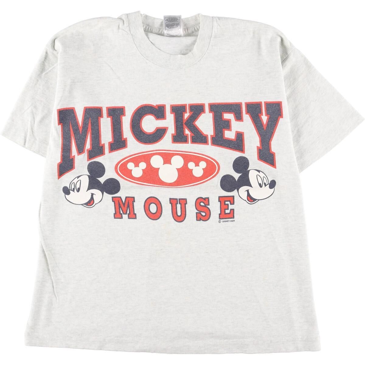 古着 90年代 MICKEY UNLIMITED MICKEY MOUSE ミッキーマウス キャラクタープリントTシャツ USA製 メンズL  ヴィンテージ/eaa266536