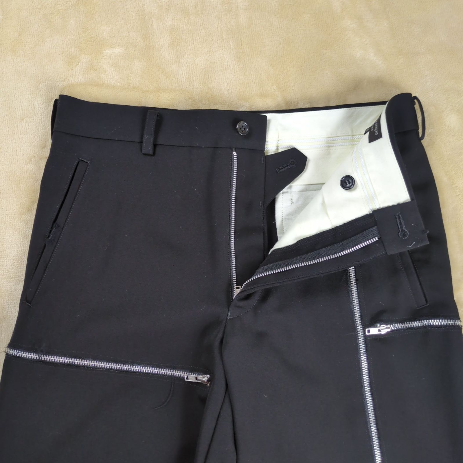 希少】コムデギャルソンオムプリュス 19AW マルチジップ ショート