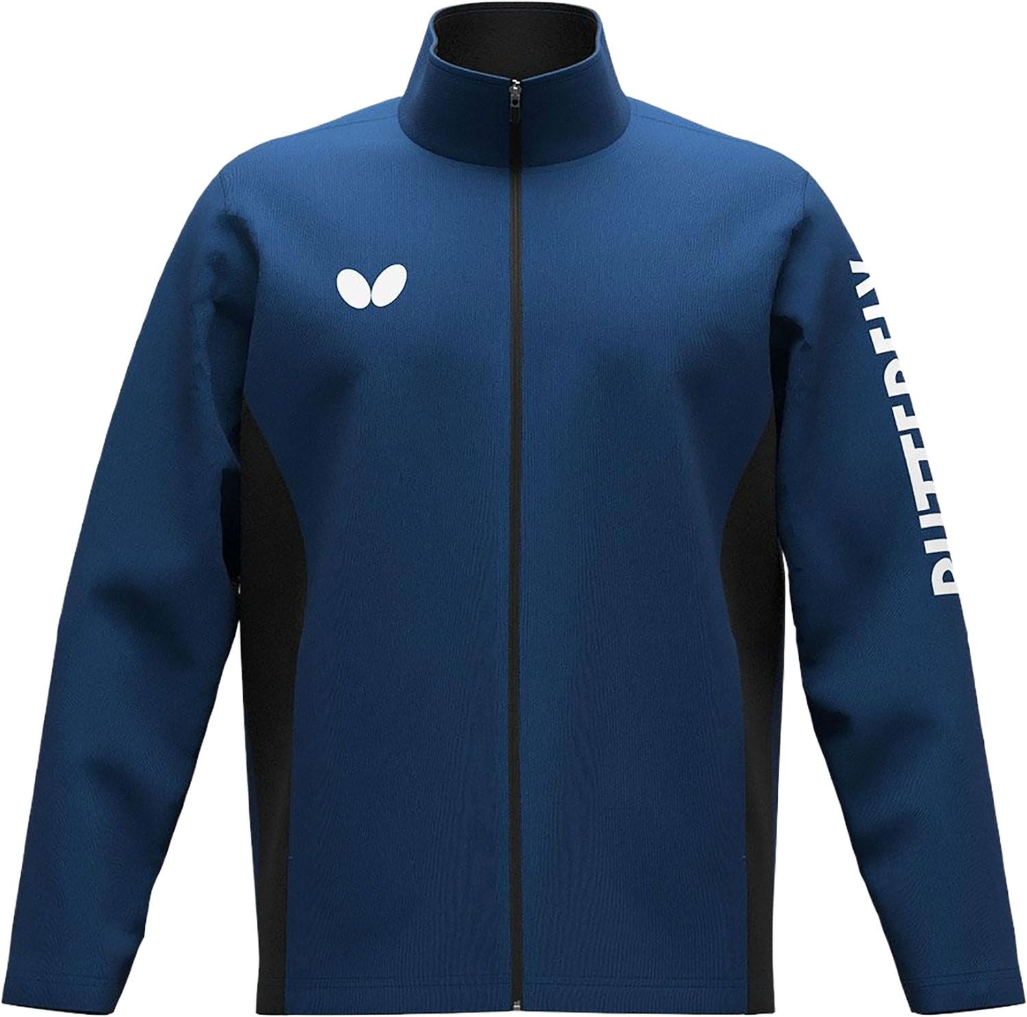 バタフライ Butterfly 卓球 ワイザー ジャケット ジャージ トップス 上着 ウエア メンズ レディース 男性 女性 ストレッチ トレーニング 部活動 クラブ サークル 練習 移動着 普段着 47460 193 ダークブルー