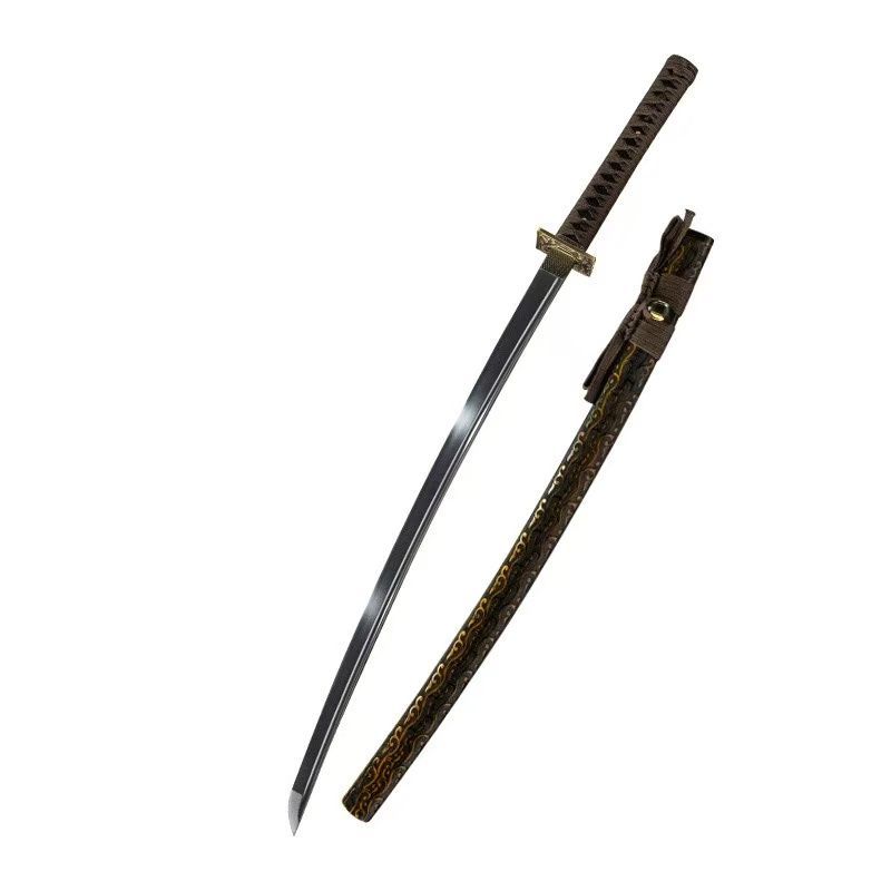 【半太刀一シンロン】 武具　刀装具　日本刀　模造刀 居合刀 手鍛造打 鋼刀 半太刀一シンロン】 武具 刀装具 日本刀 模造刀 居合刀 手鍛造打