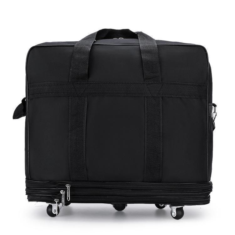 キャリーバッグ 機内持ち込み ソフト スーツケース 折り畳み 3段階高さ調節 キャスター付 S＆L 防水 軽量 キャリーケース