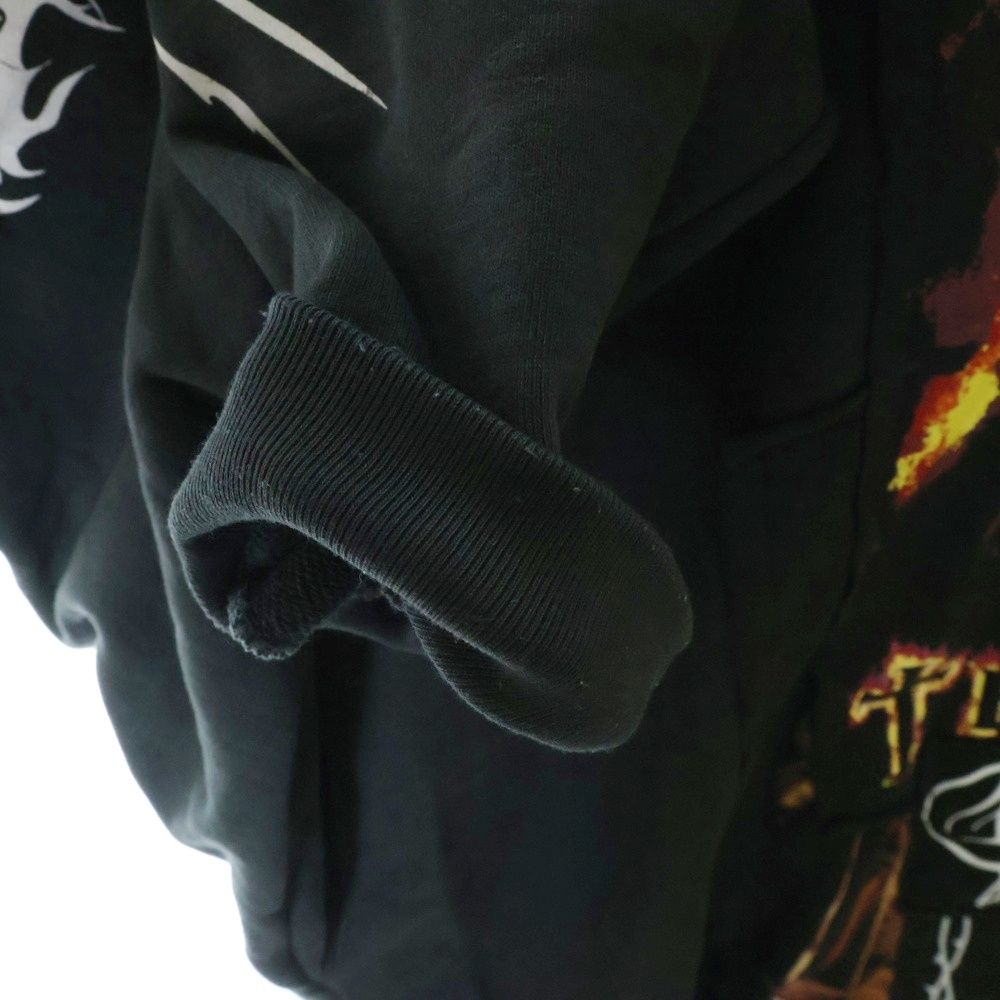 VETEMENTS ヴェトモン メタルパッチフーディ ブラック VETEMENTS (ヴェトモン) 20AW Metal Patch Hoodie UAH21TR584