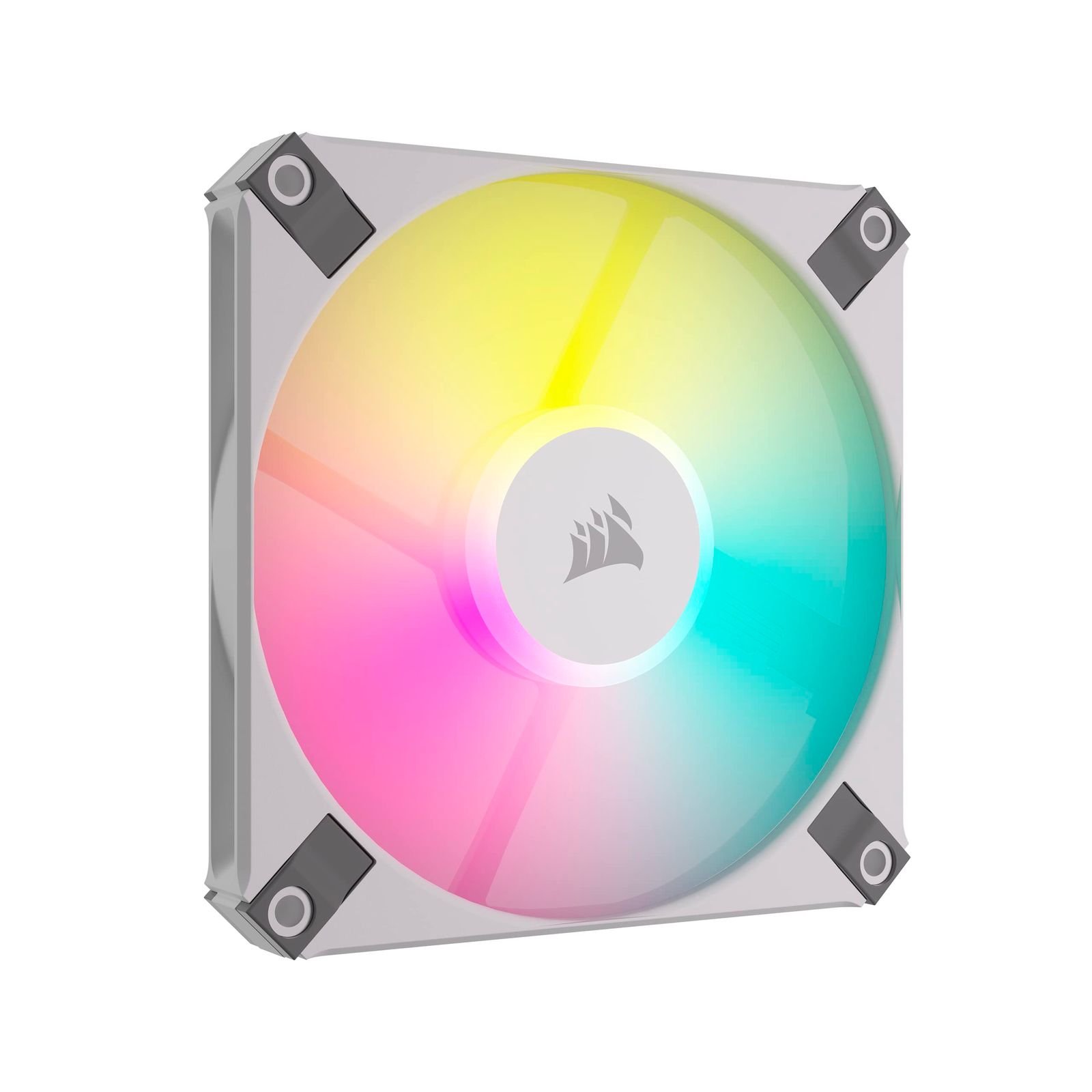 CORSAIR AF SLIM シリーズ、AF120 RGB SLIM、120mmx15mm PWM 流体動圧軸受ファン RGB ファン［ホワイト］【１個入】CO-9050164-WW 