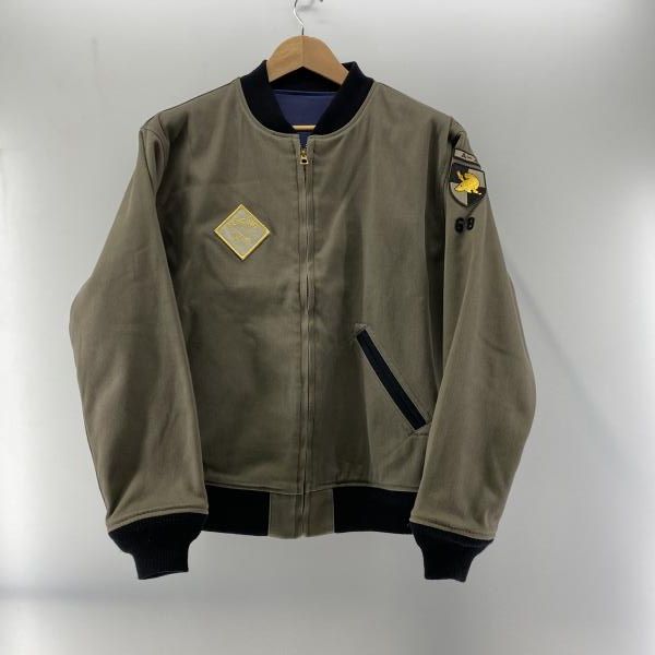 WAREHOUSE Cadet s Varsity Jacket グレー×ネイビー 40 Lot JG-24 ウエアハウス 24