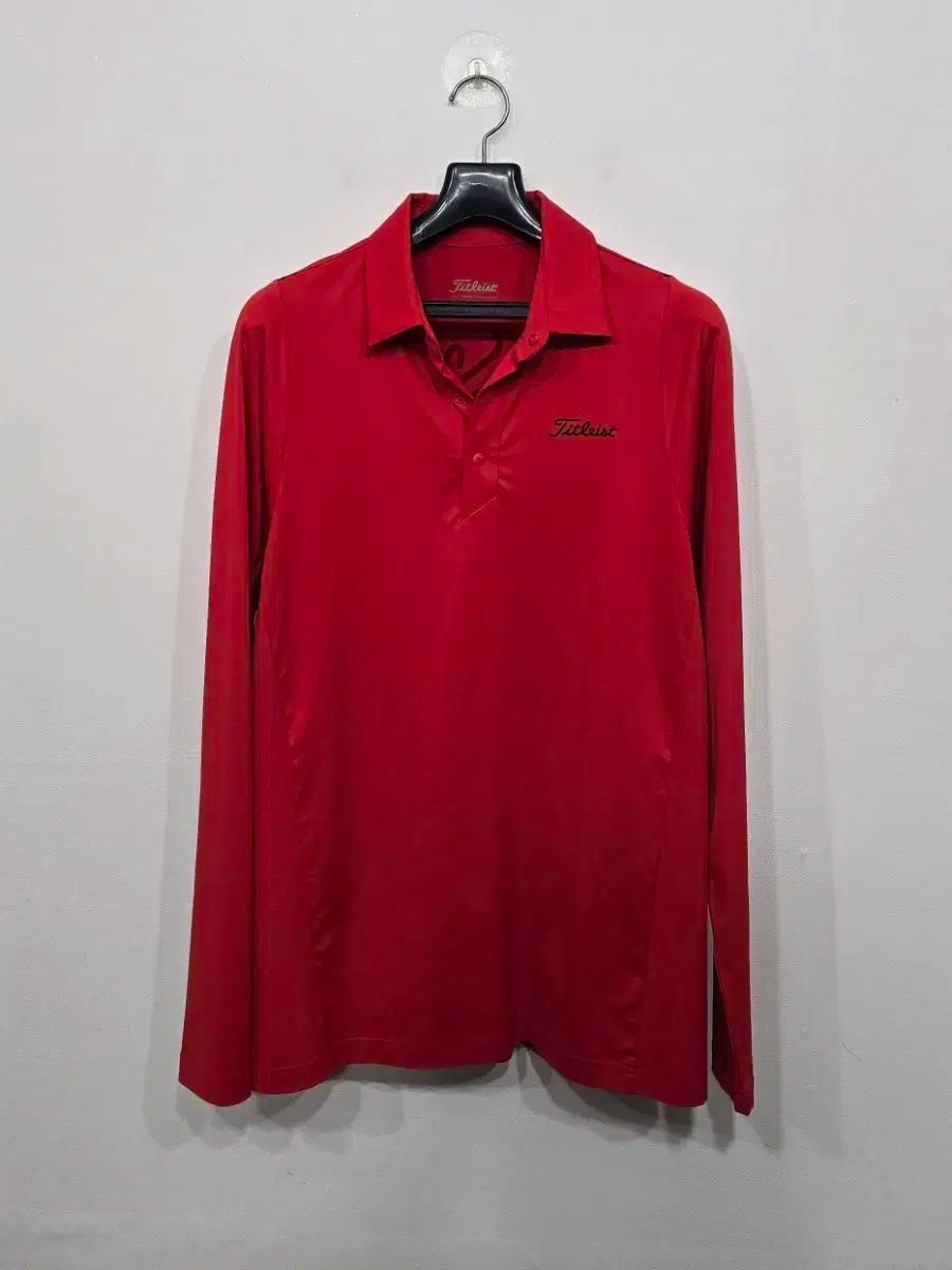 95 メンズ タイトリスト ゴルフウェア 長袖 赤