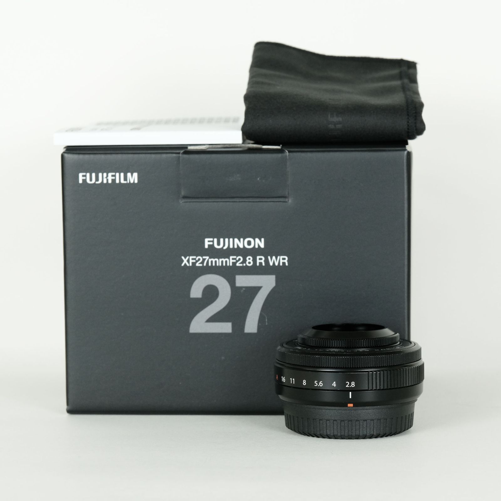 良品｜フード付] FUJIFILM XF27mmF2.8 R WR / 富士フイルムX